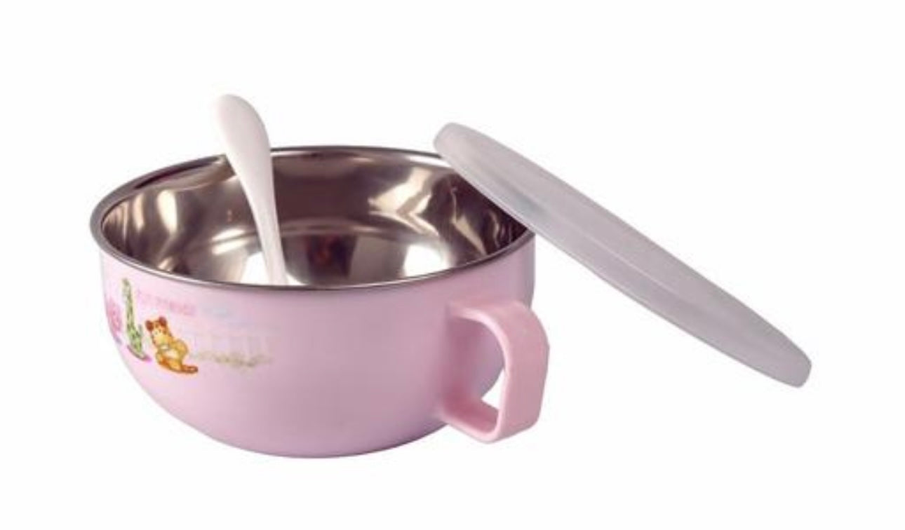 Leakproof & Airtight Baby Food Bowl with Lid (500 ML)