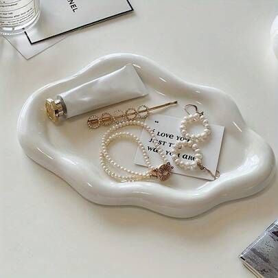 Decorative Multipurpose Irregular Cloud Trinket/Jewelry Tray
