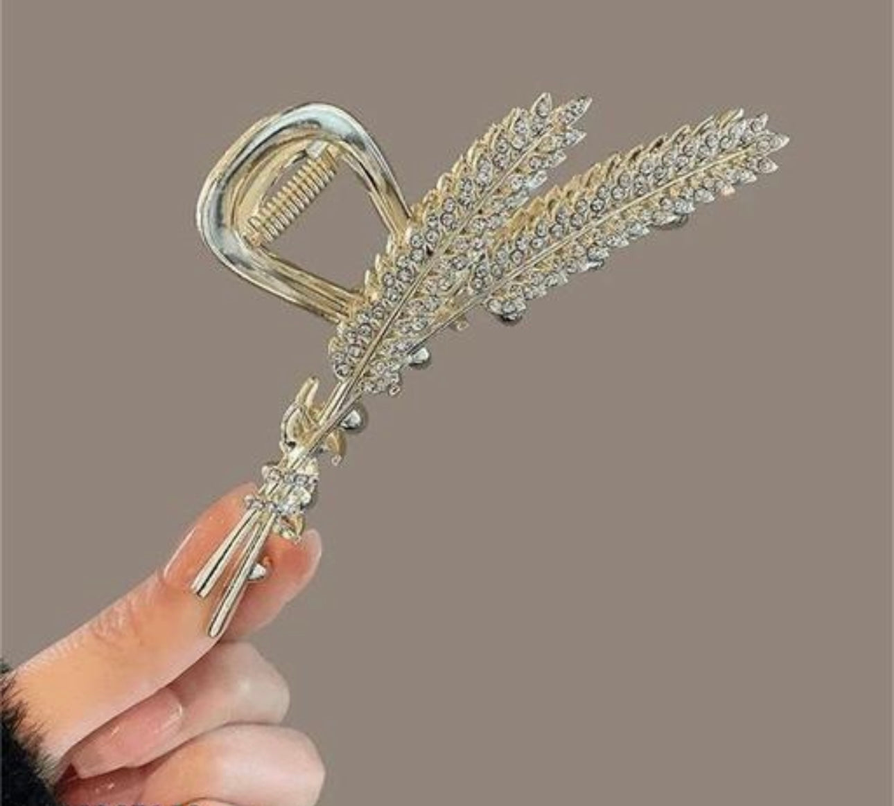 Korean Rhinestones Metal Hairclip / Clutcher / Claw