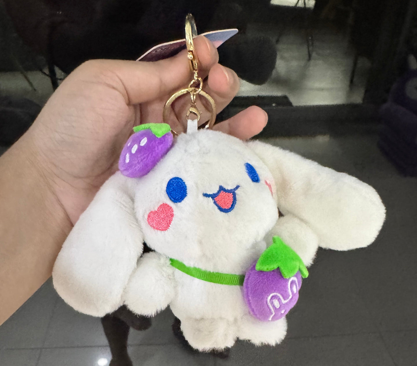 Adorable Cinnamoroll Plushy Keychain/Bag Charm