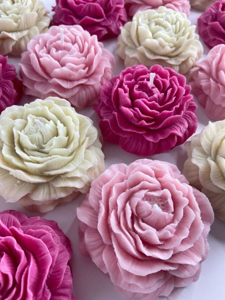 Rose Peony Candles