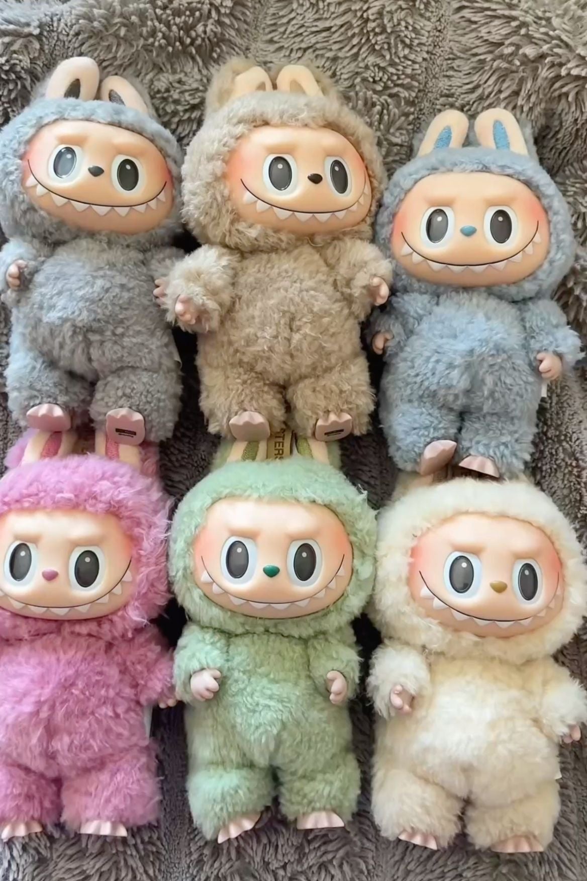 Cute Trending Pop Mart Plush Labubu Dolls Combo