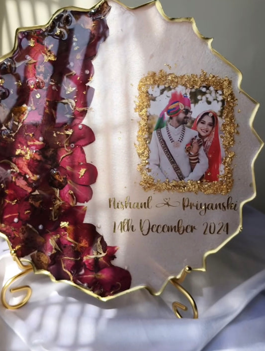 Customised Real Pressed Flowers Photo Frame