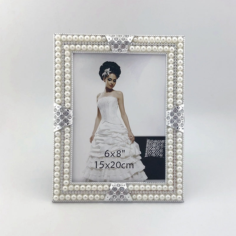 Pearl Detail Photo Frame