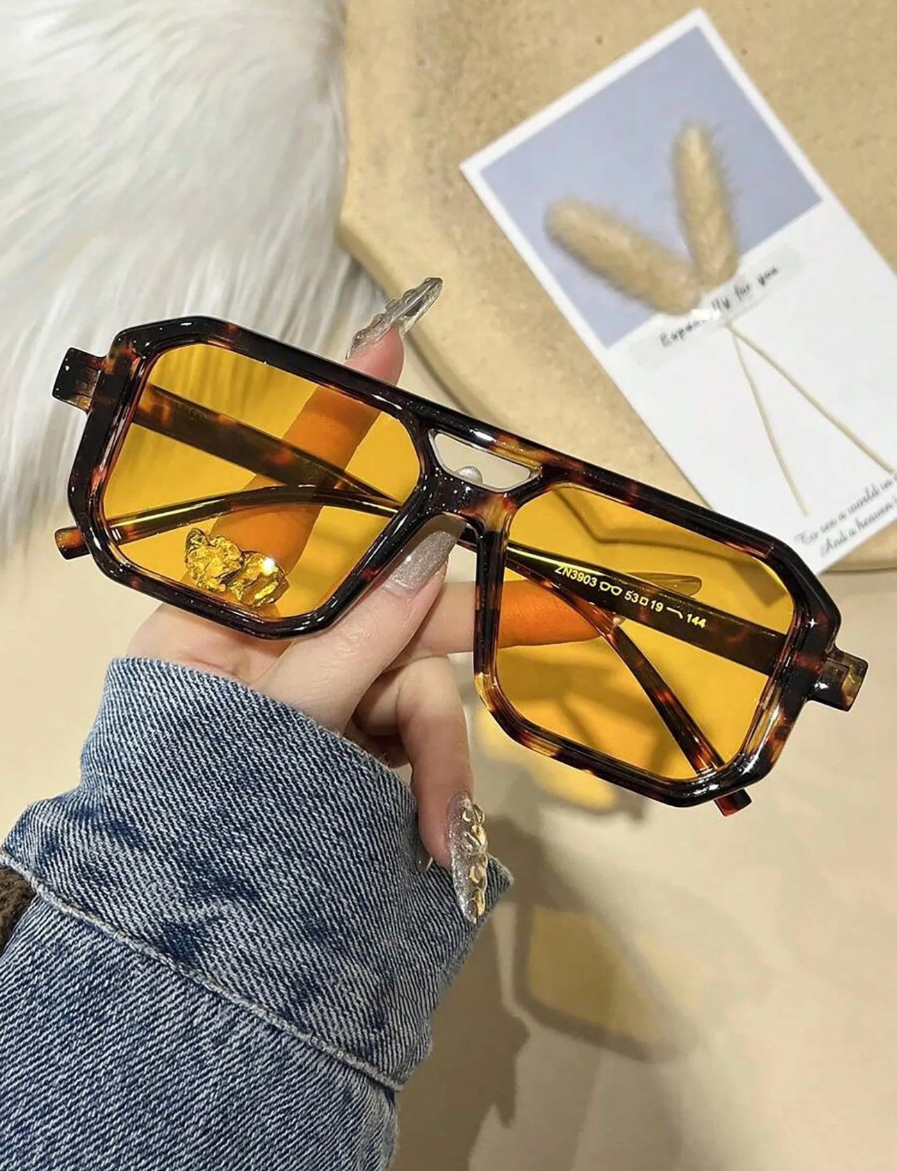 Luxe Retro Square Sunglasses