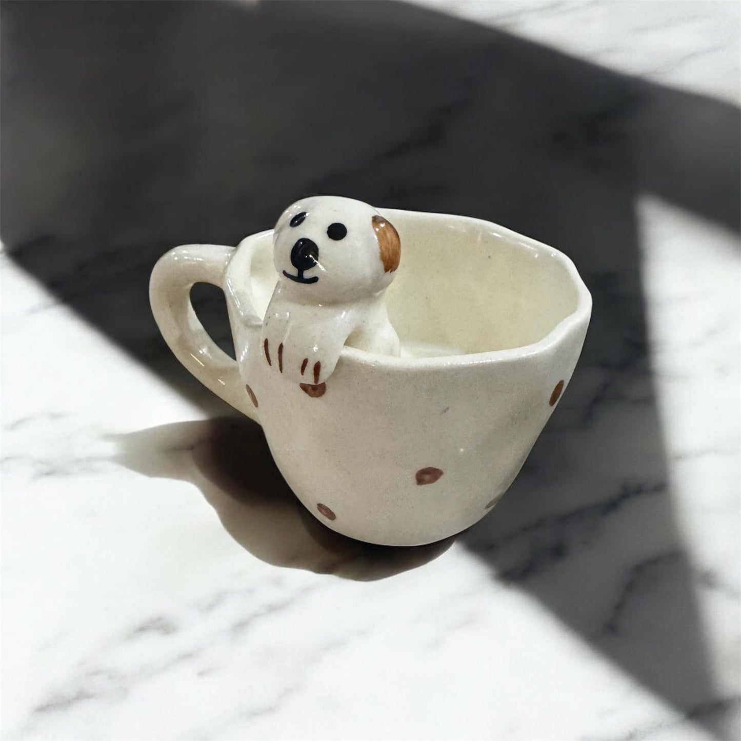 Pinteresty Cute Dog Inside Mug