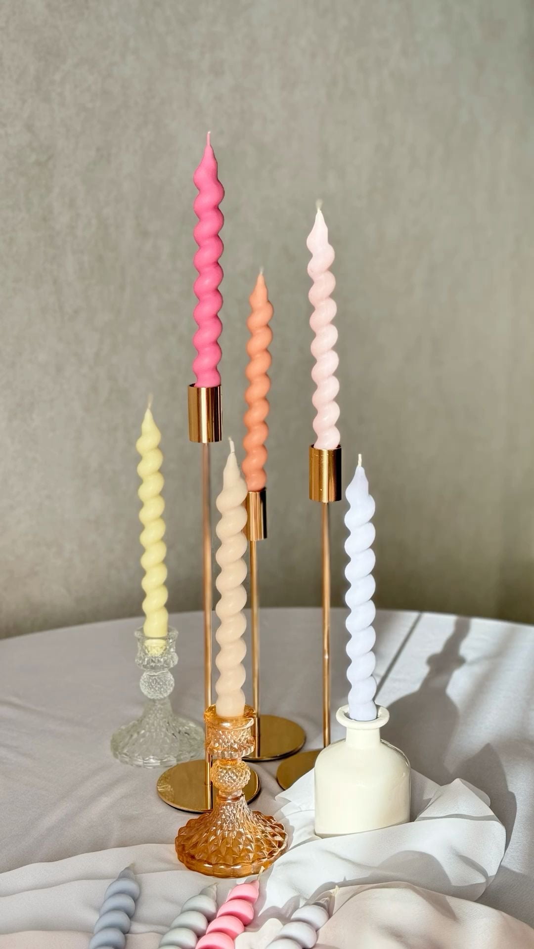 Premium Swirl Candles