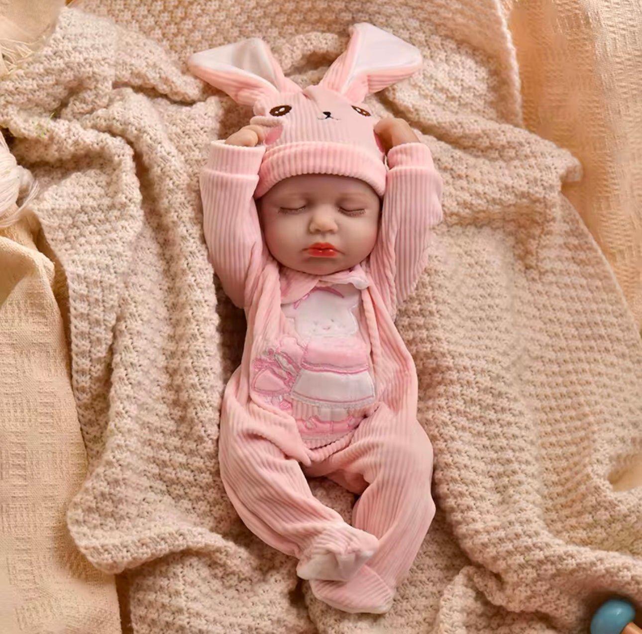 Realistic Newborn Baby Reborn Silicone Doll