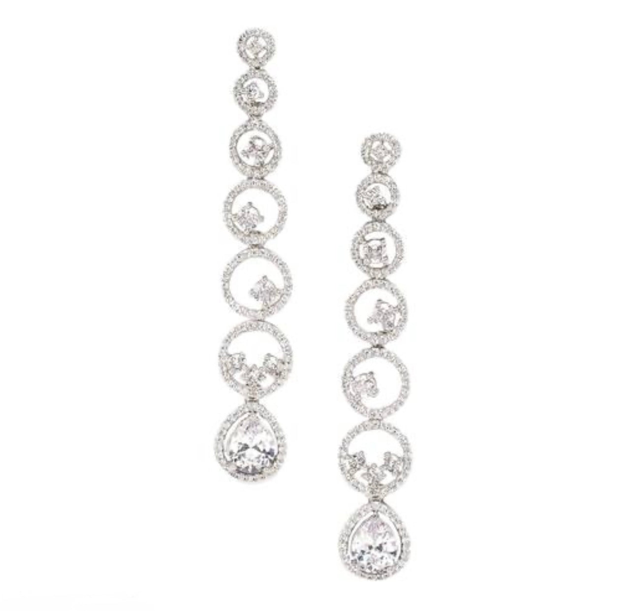 Statement Drop Stud Earrings