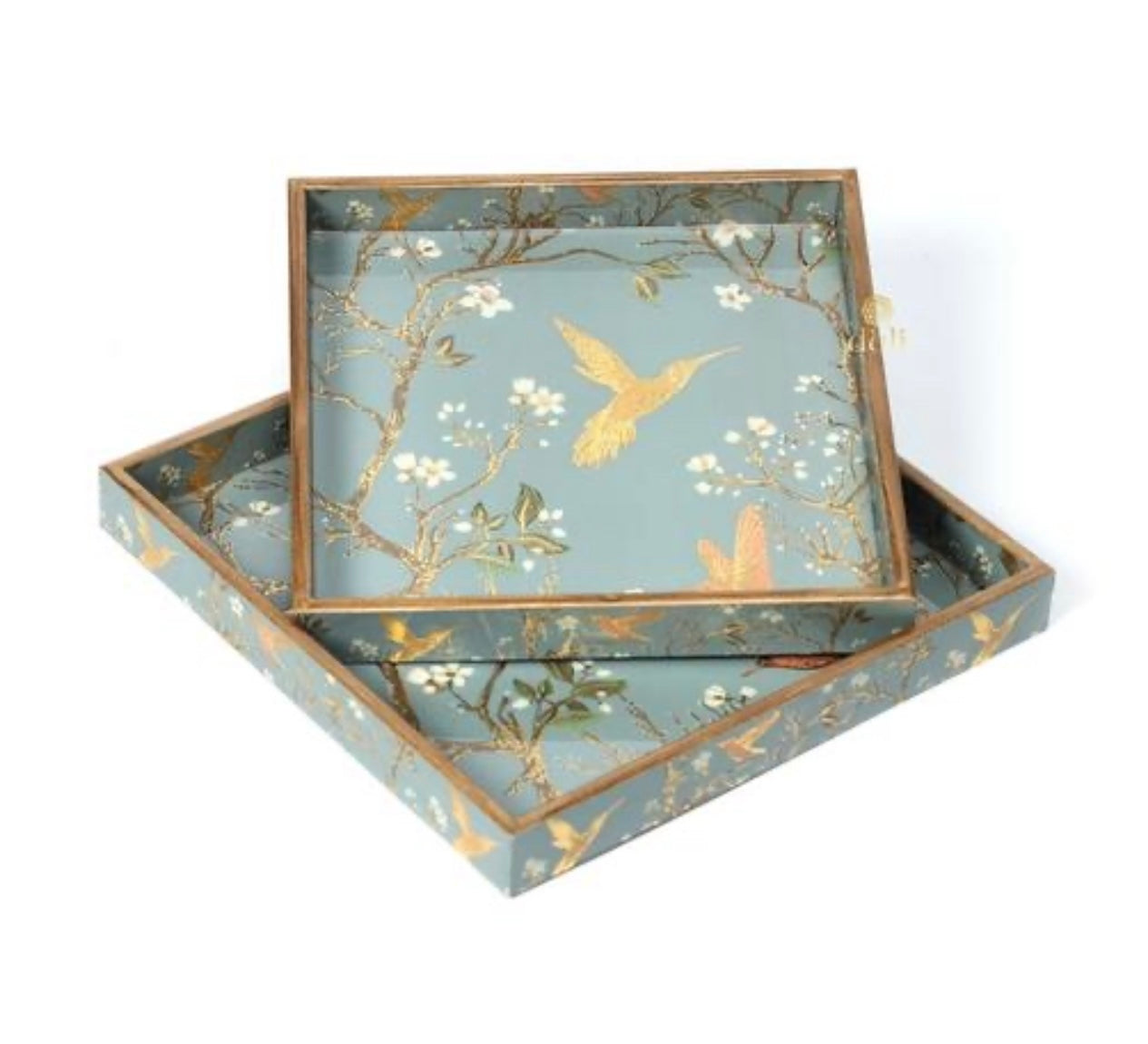 Square Nesting Trays - Set of 2