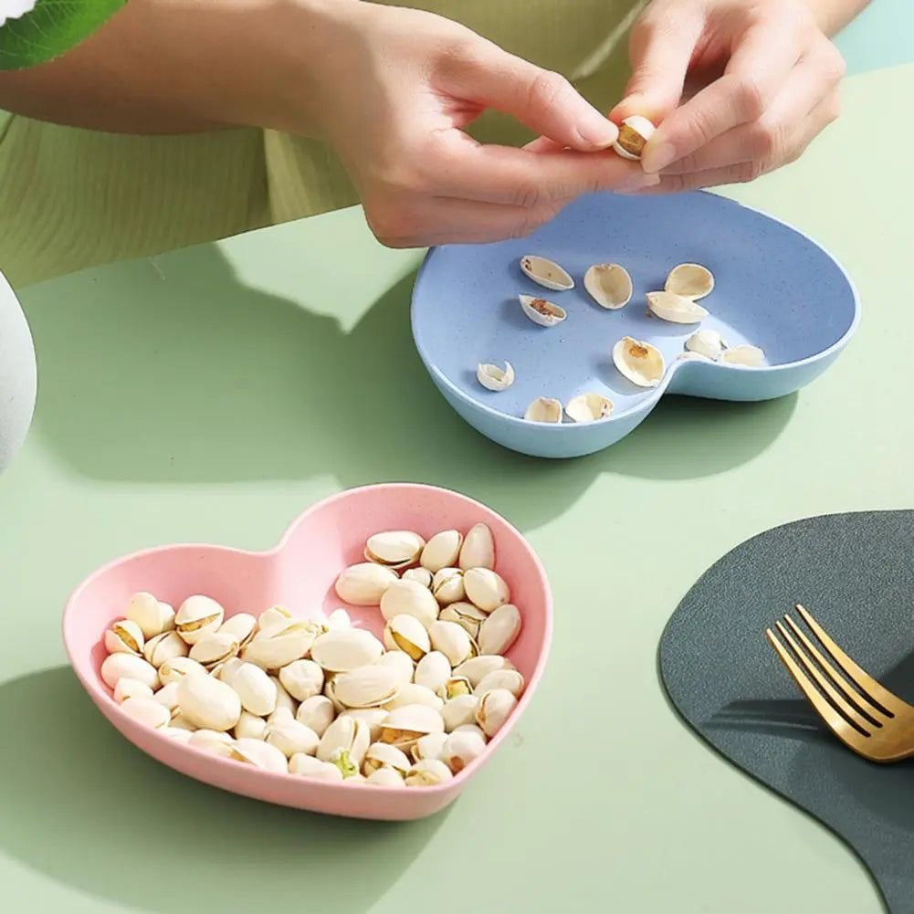 Heart Shape Deep Pasta/Snack/Dinner/Salad/Dessert Bowls with Stand - Set of 10
