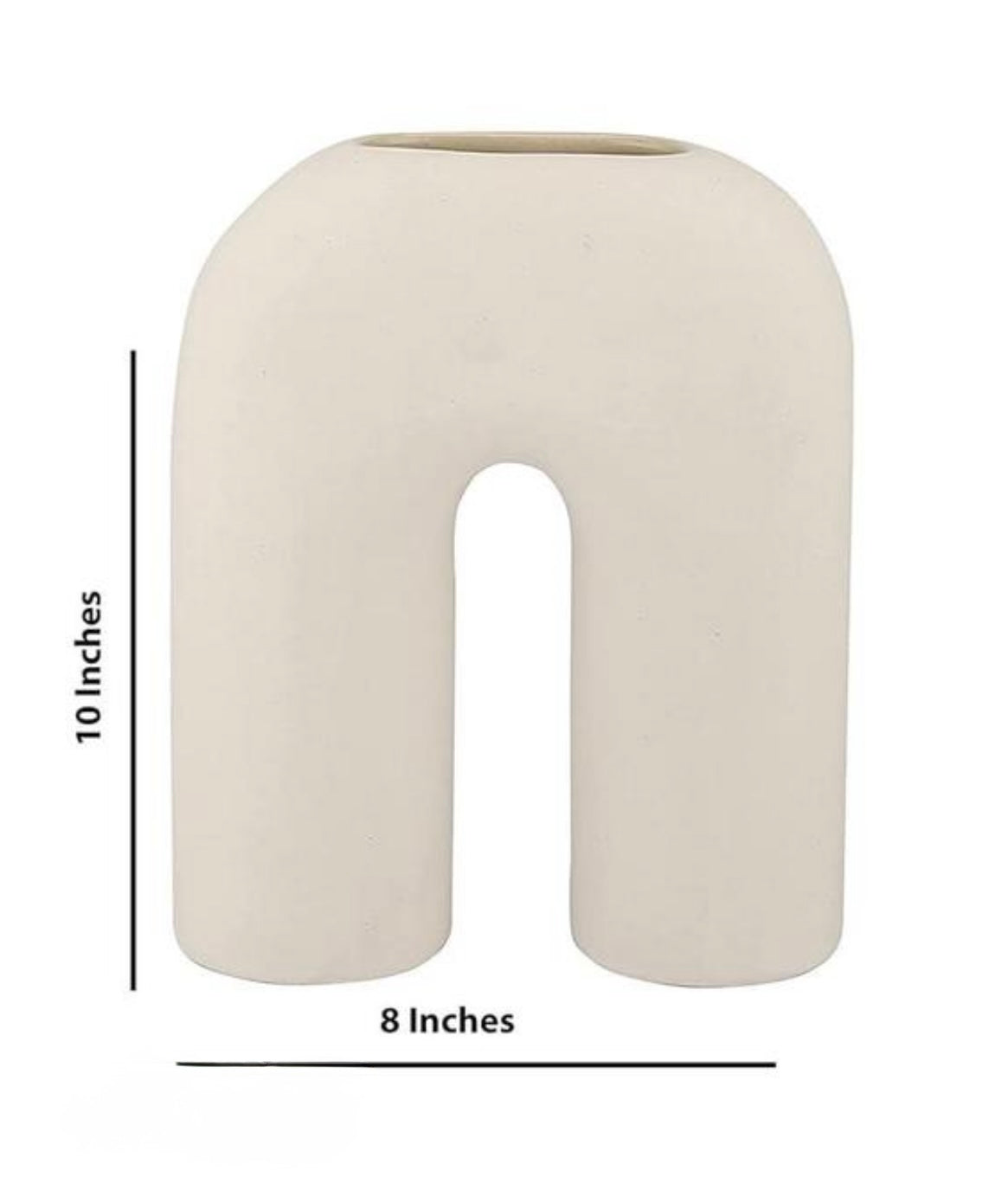 Nordic U-Shaped Ceramic Vase