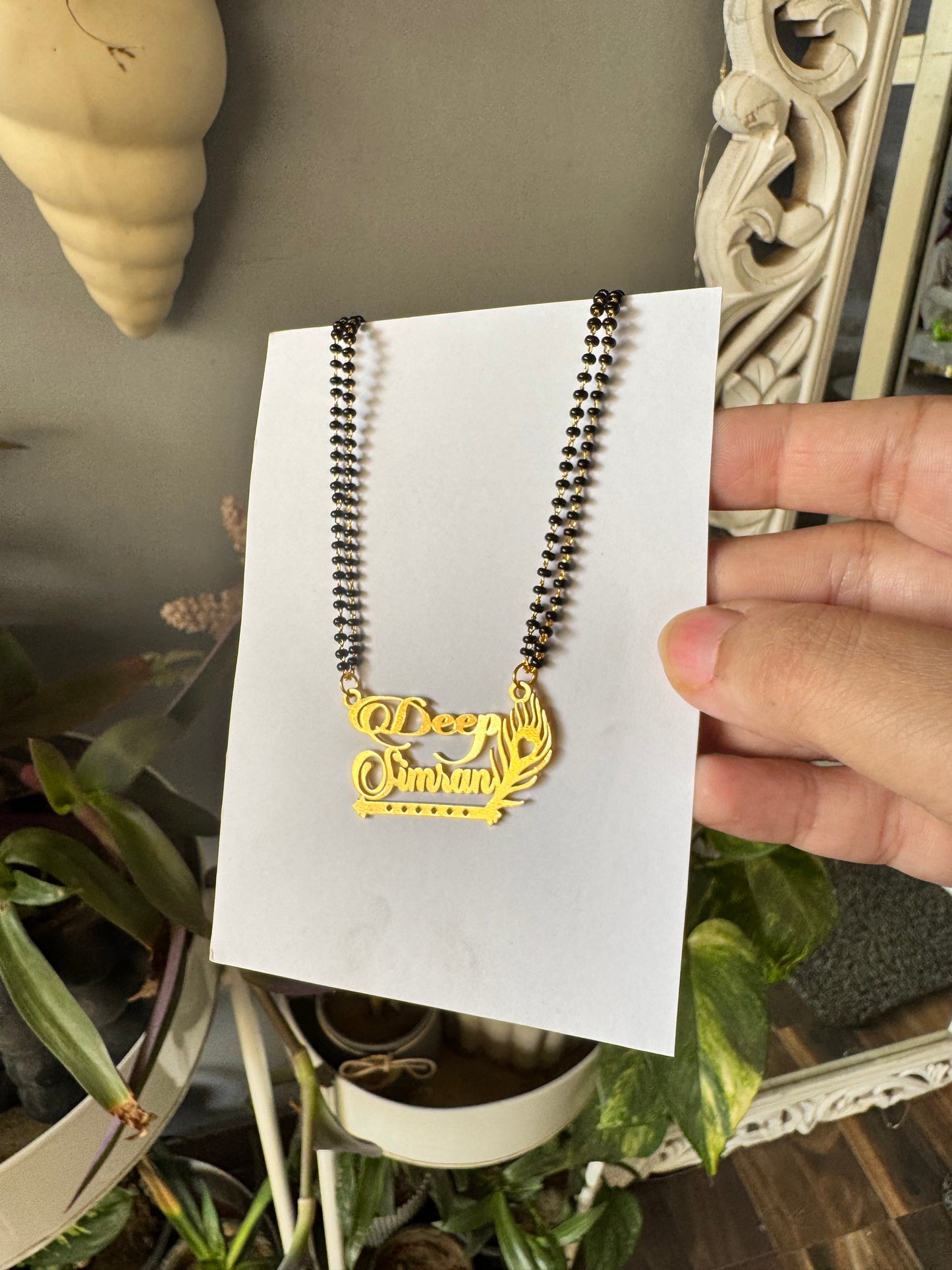 Couple Name / Double Name Personalised Mangalsutra