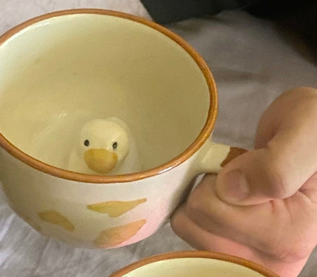 Adorable Duck Inside Mug