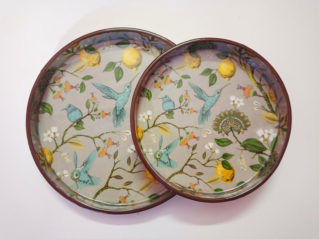 Wood Serving Tray - Set of 2