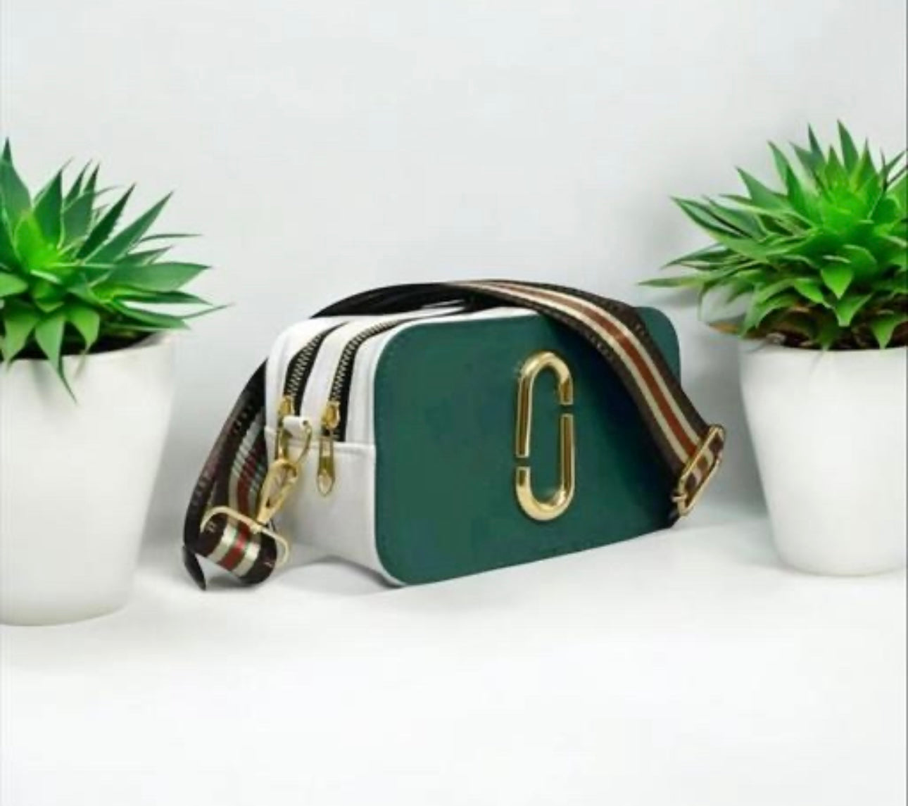 Marc Jacobs Leather Crossbody Snapshot Imitation Bag