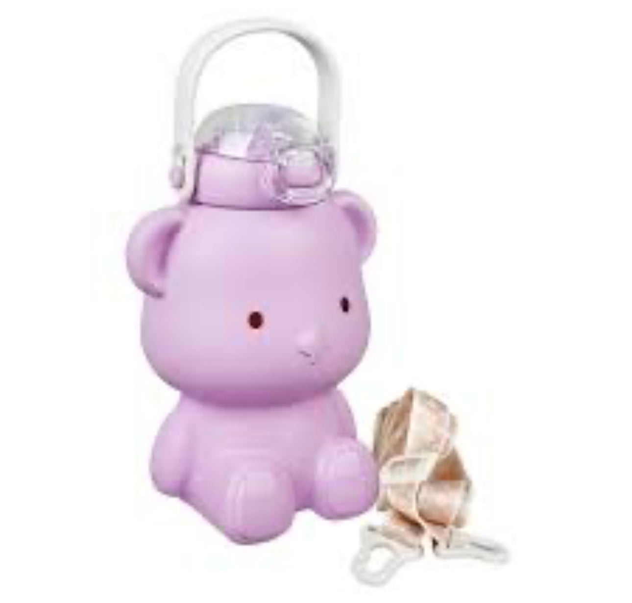 Cute Teddy Bear Stainless Steel Sipper Water Bottle