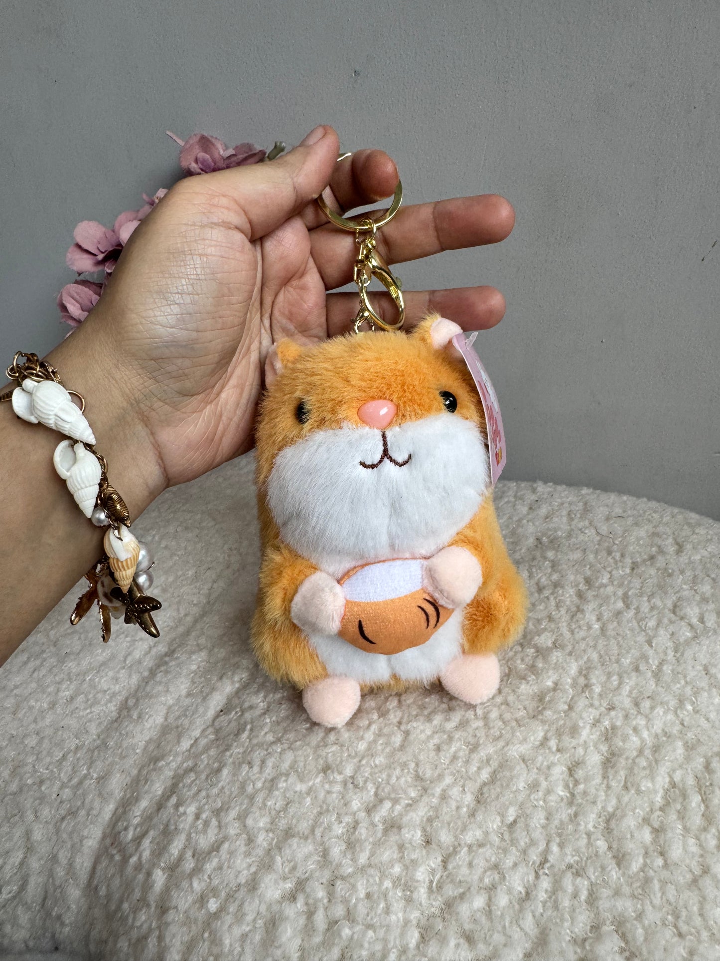 Cute Guinea Pig Plushy Keychain/Bag Charm