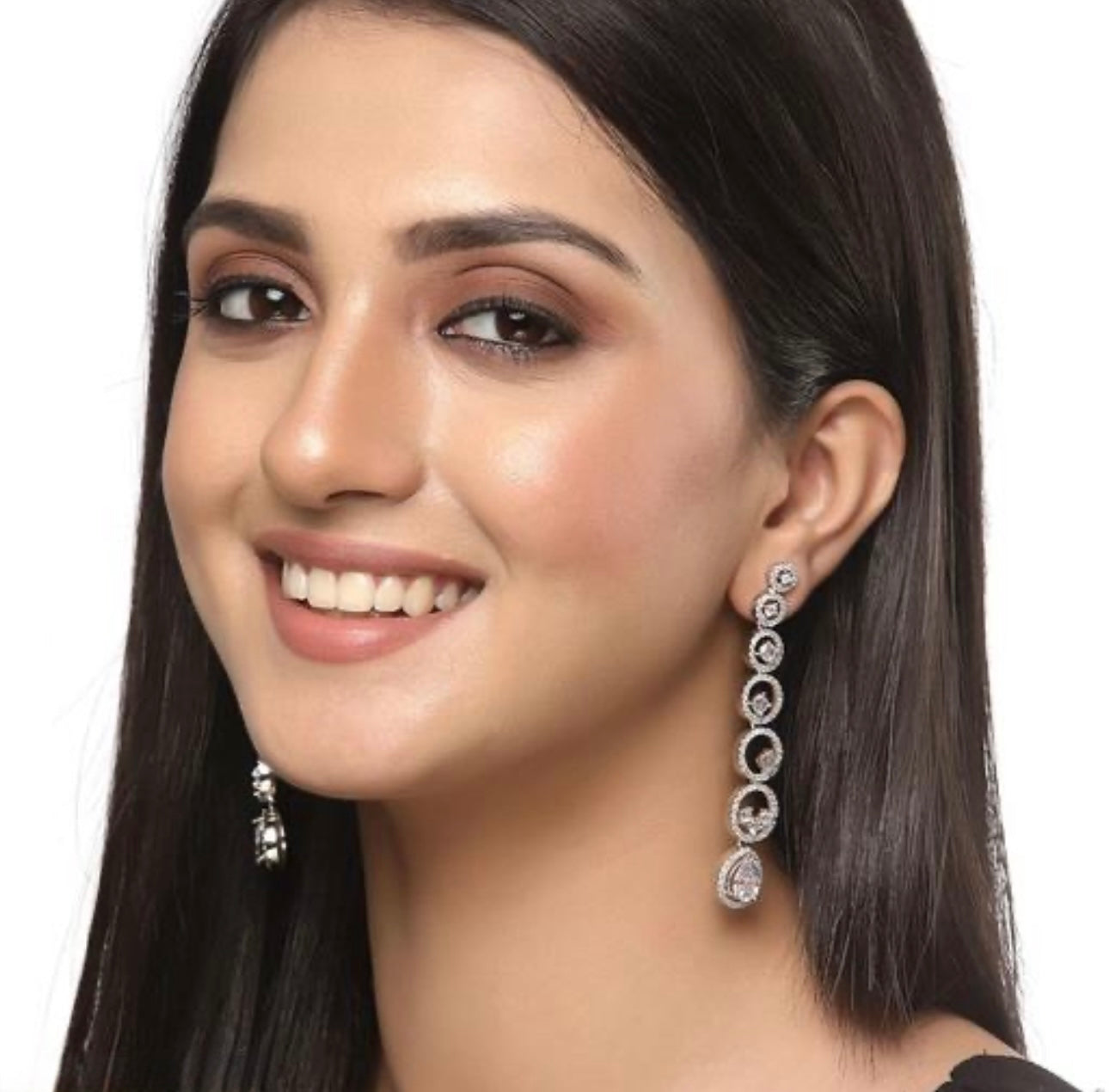 Statement Drop Stud Earrings