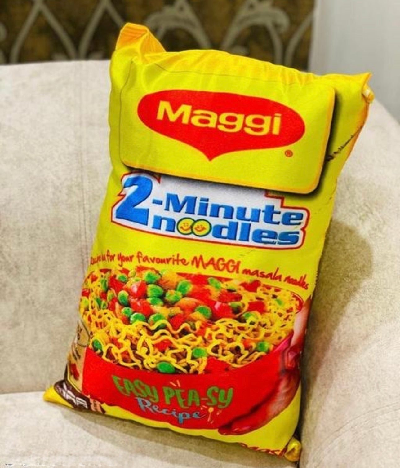 Dairy Milk Silk & Maggi Pillows Combo - Set of 2