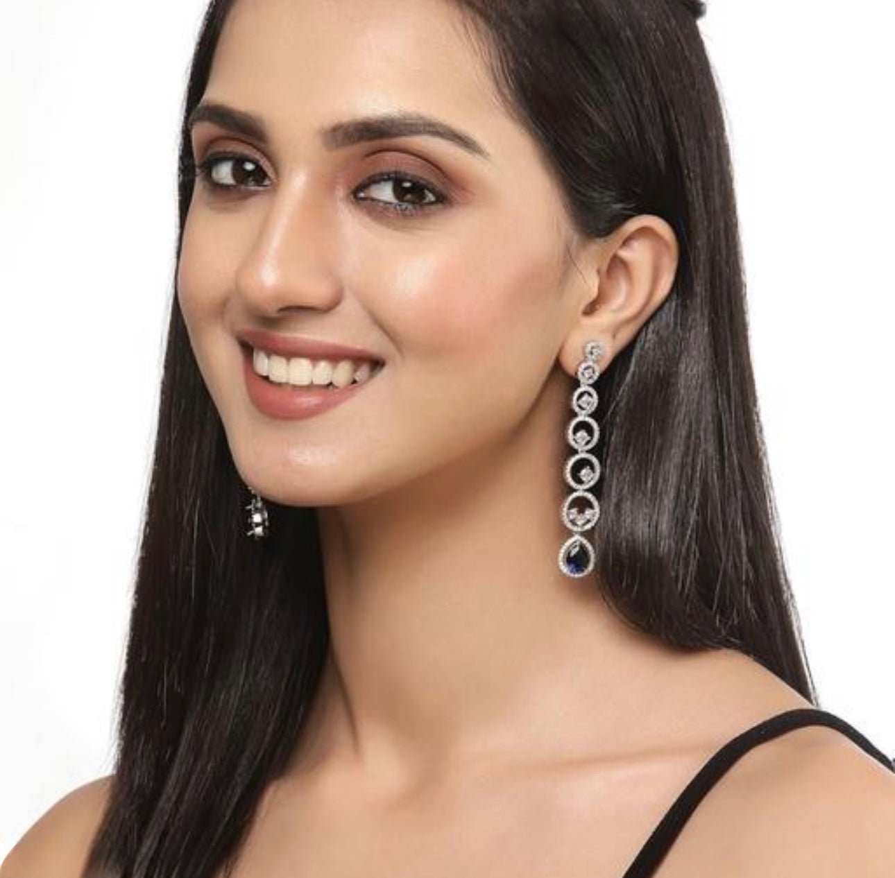 Statement Drop Stud Earrings