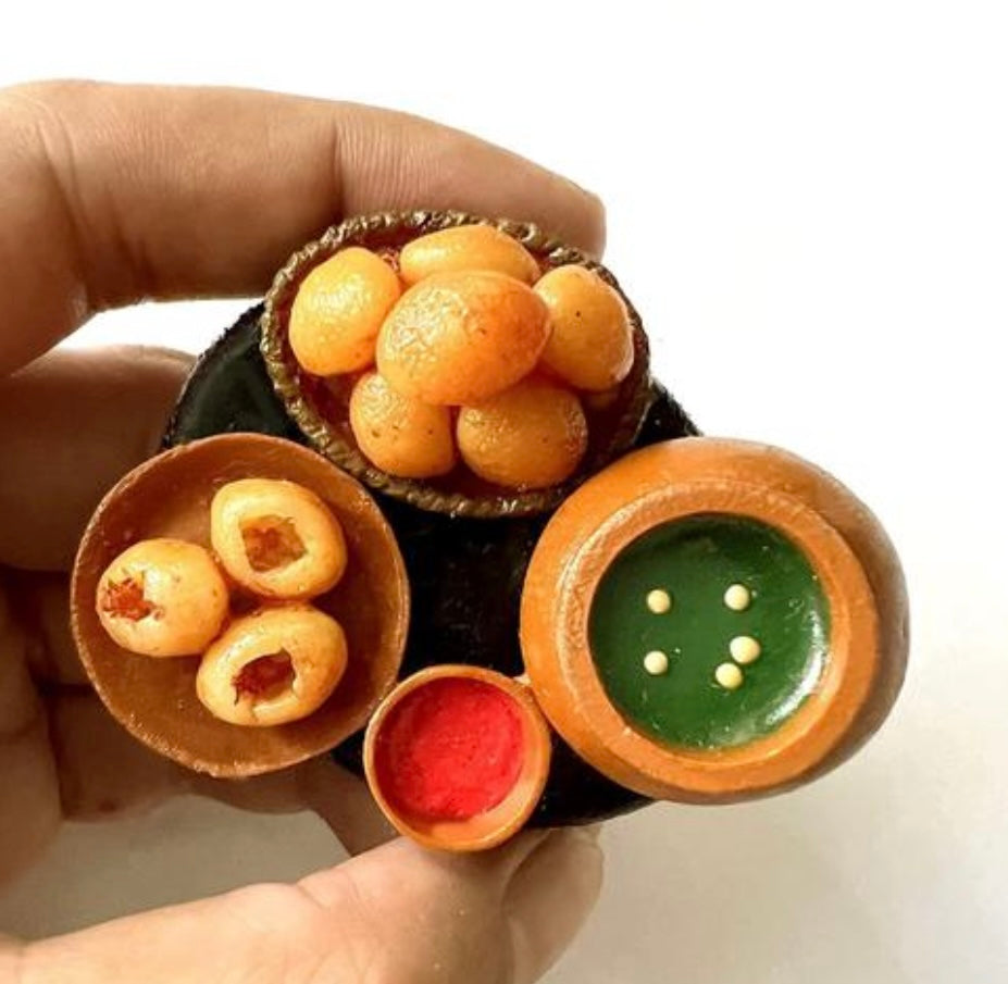 Golgappa Miniature Fridge Magnet