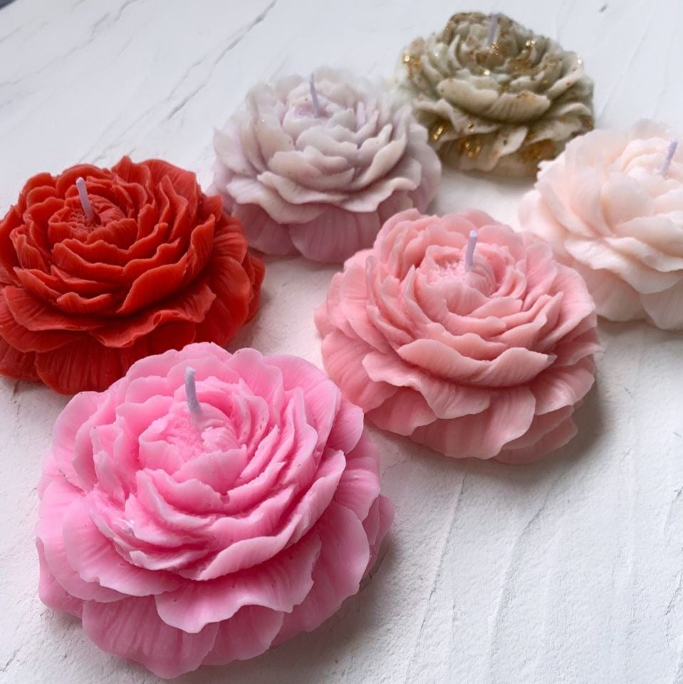 Rose Peony Candles