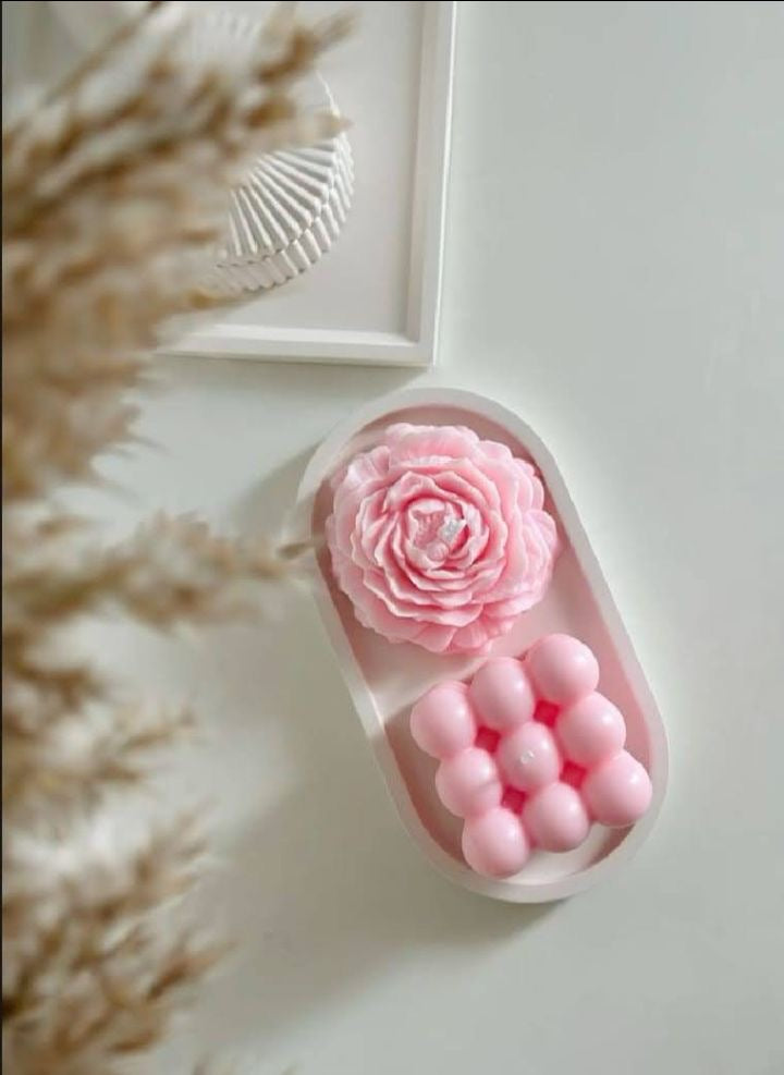 Rose Peony Candles