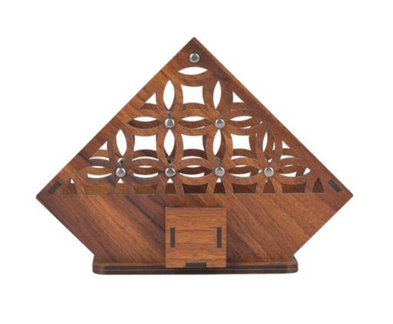 Classic Wooden 2 in 1 Tissue/Napkin & Toothpick Holder
