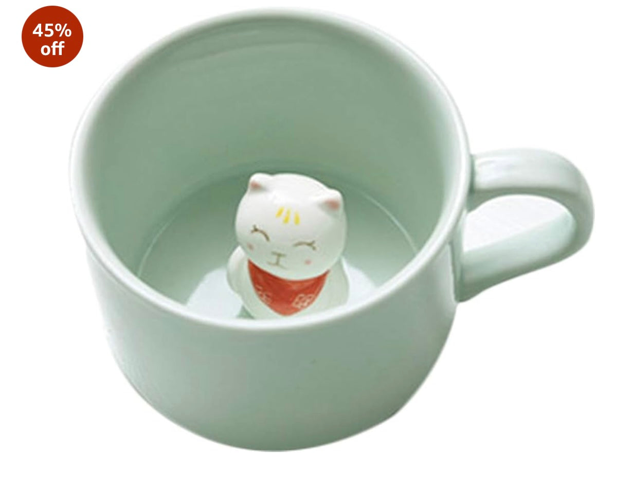 Pinterest Inspired Kitten Inside Mug