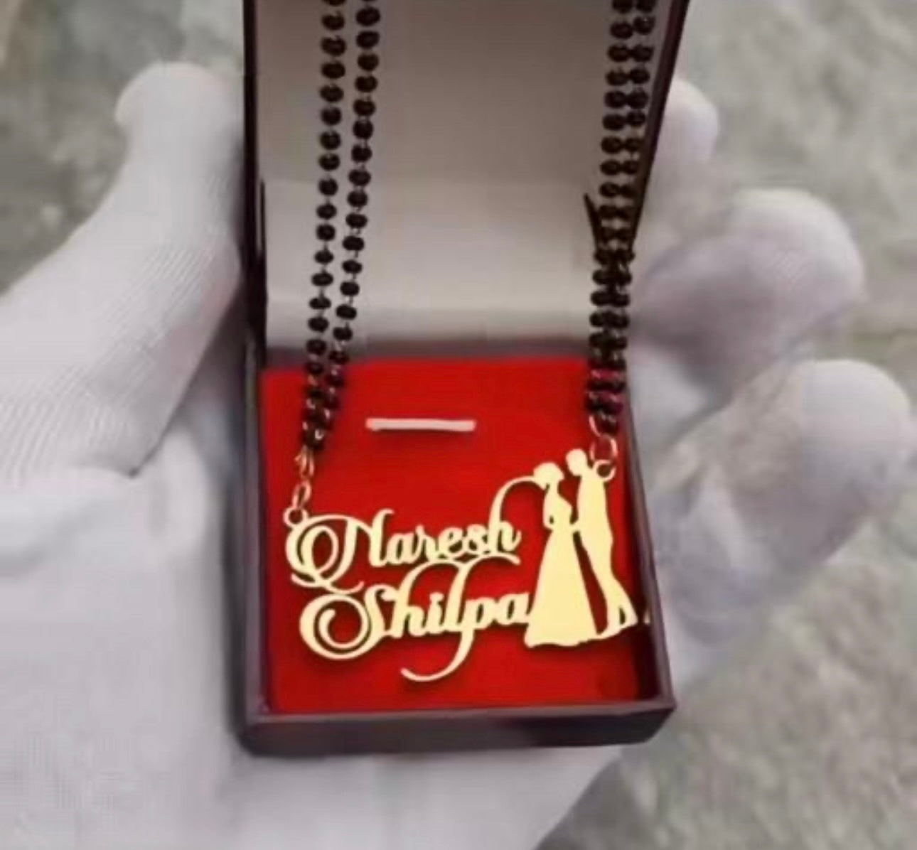 Exclusive Couple Name / Double Name Personalised Mangalsutra