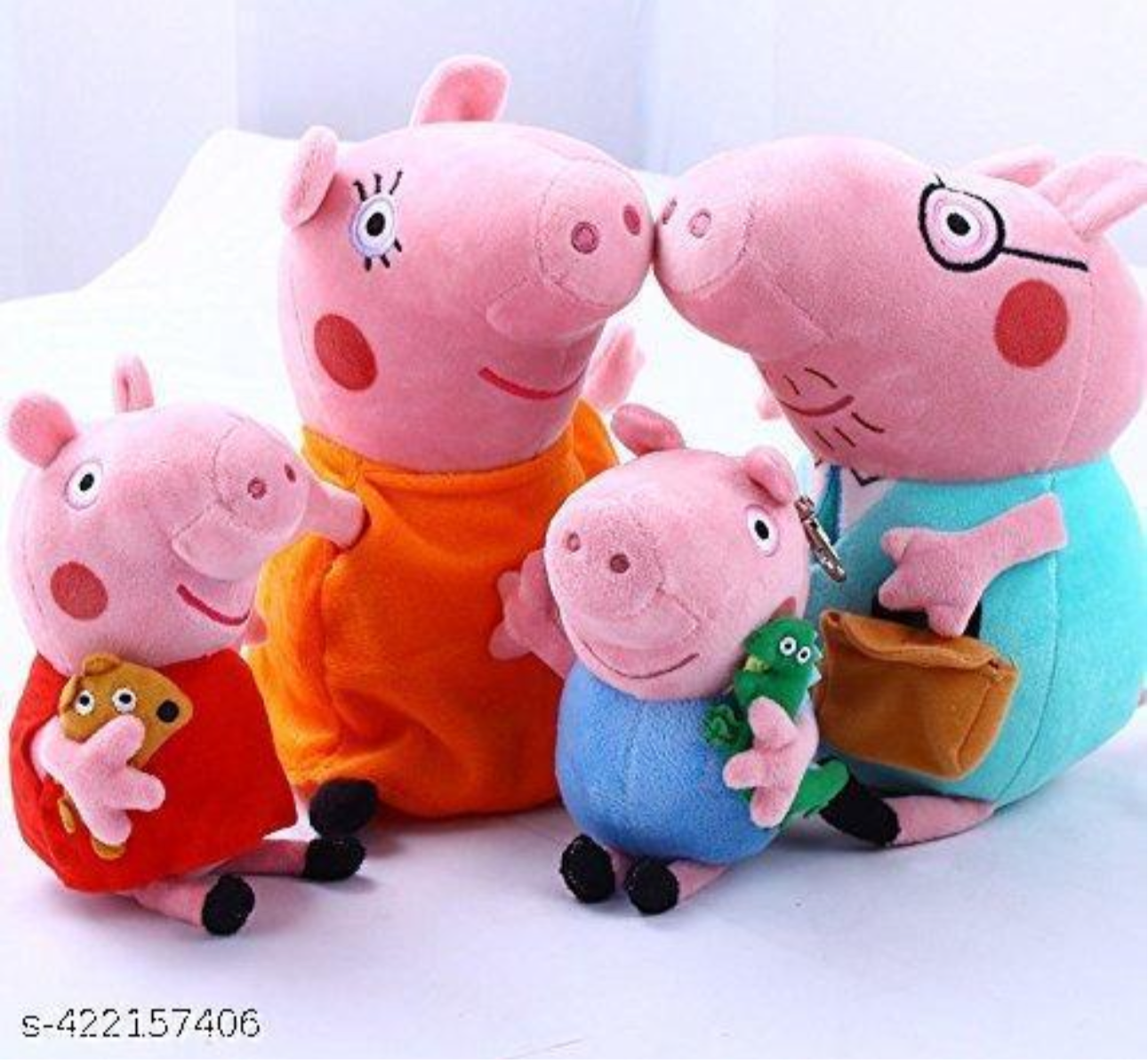 Peppa Pig Family Stuffed Toys - Set of 4