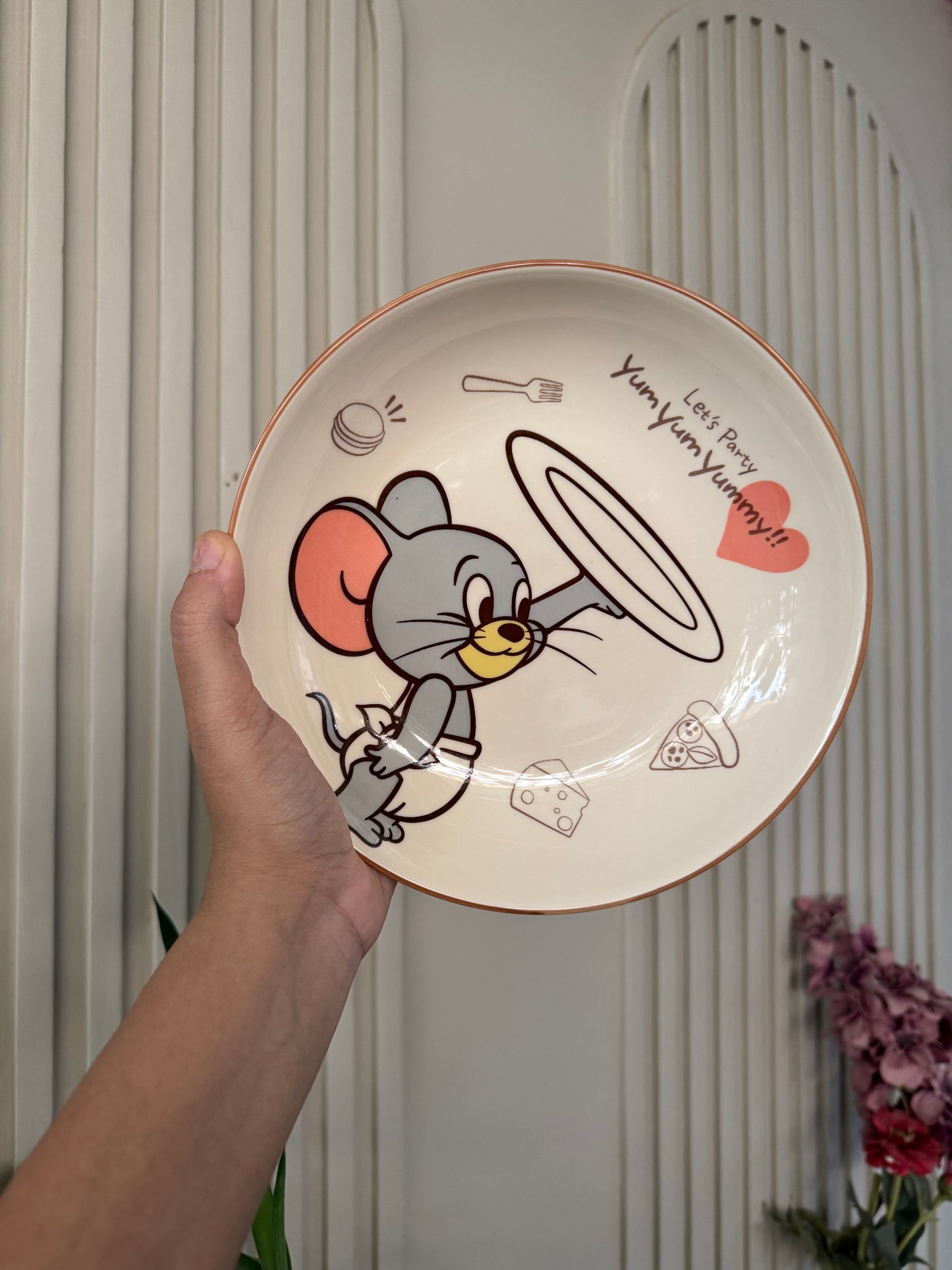 Adorable Tom & Jerry Pasta Bowl