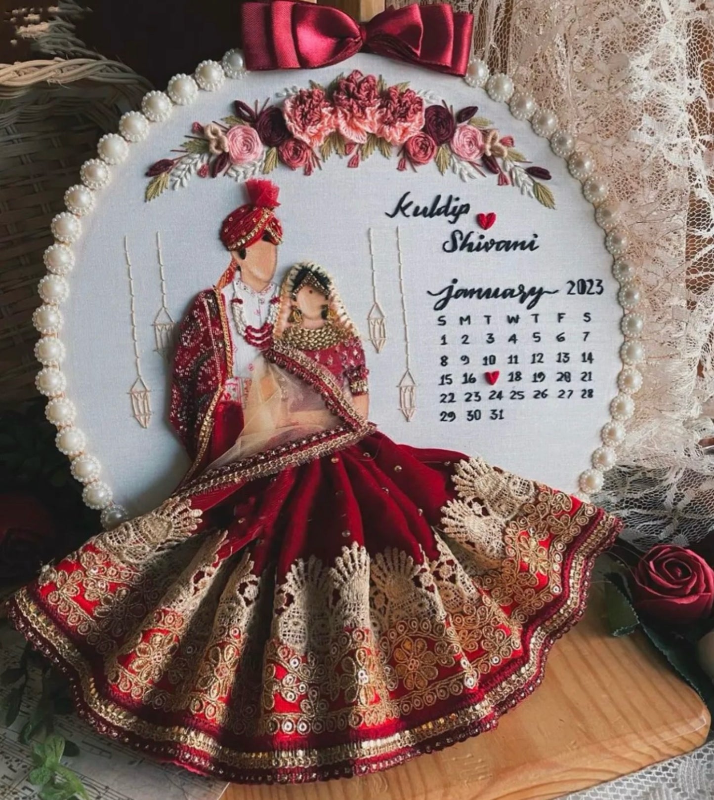 Customised Wedding Hoops