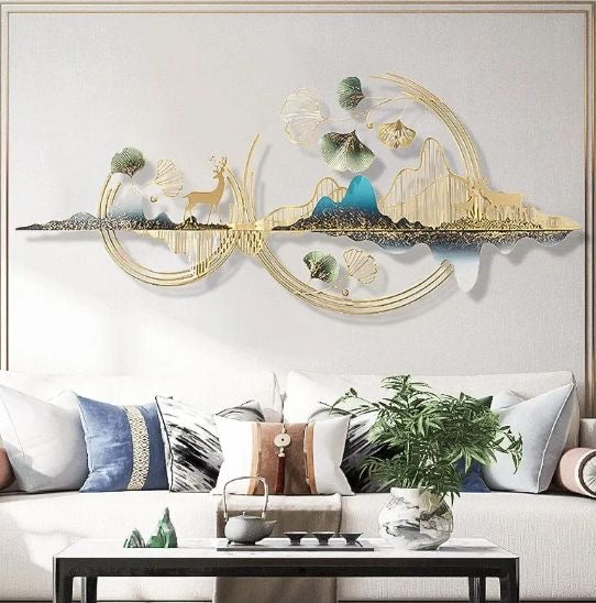 Decorative 3D Metal Wall Art Mural