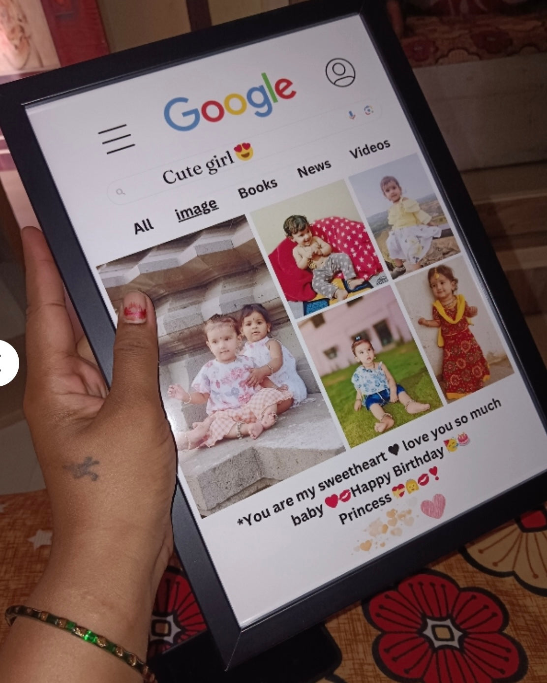 Personalised Google Photo Frame