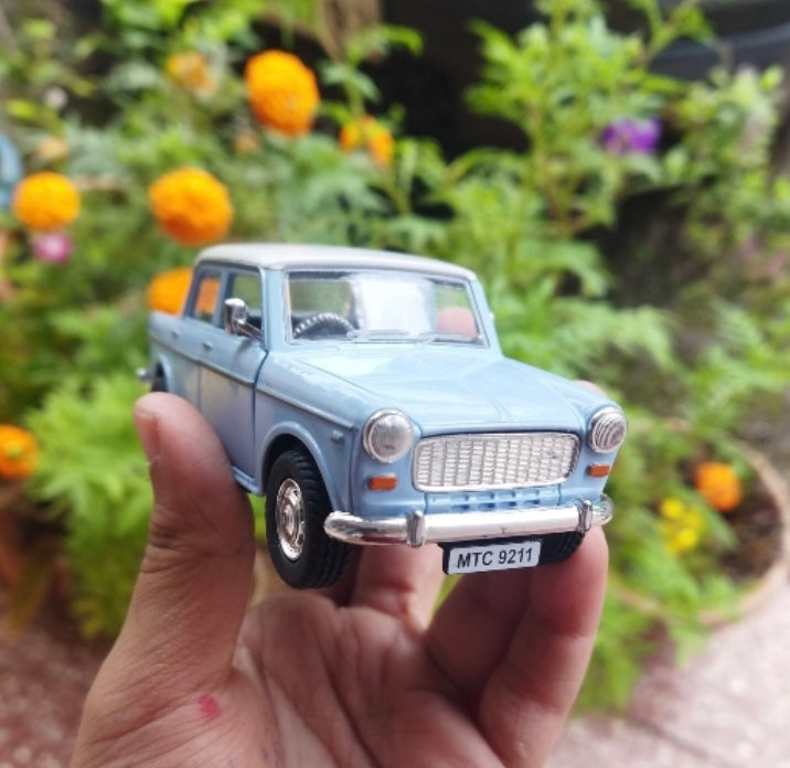 Miniature Vintage Toy Blue Car