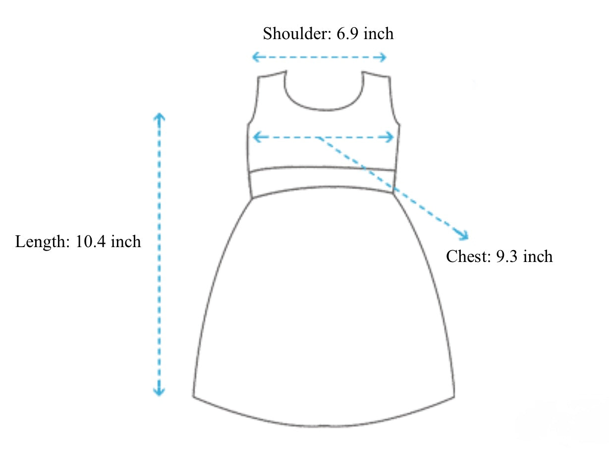 Satin Purple Party Dress for Reborn Dolls