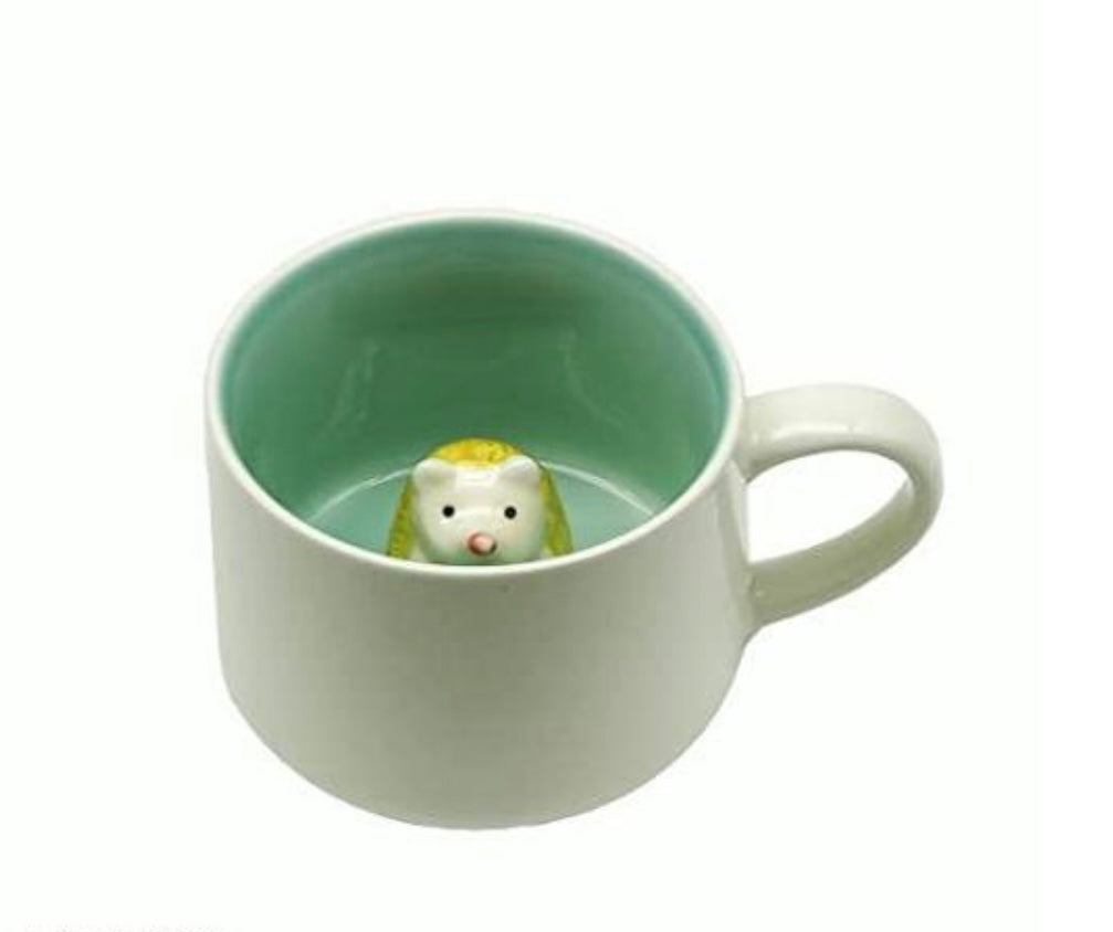 Cute Animals Inside Mug with Options