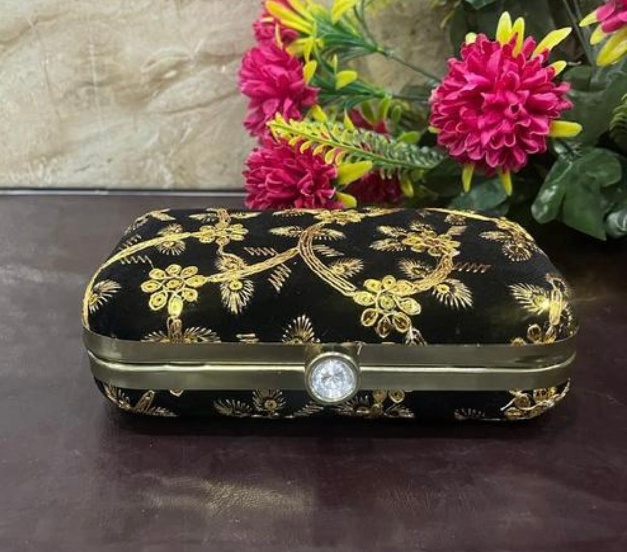 Elegant Embroidered Unique Party Clutch Bags for Weddings