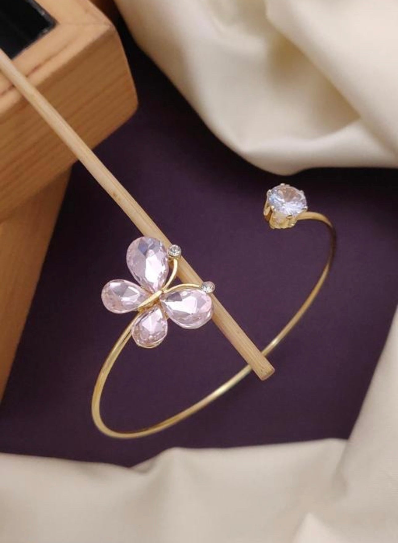 Gold Plated Petite Adjustable Bracelet