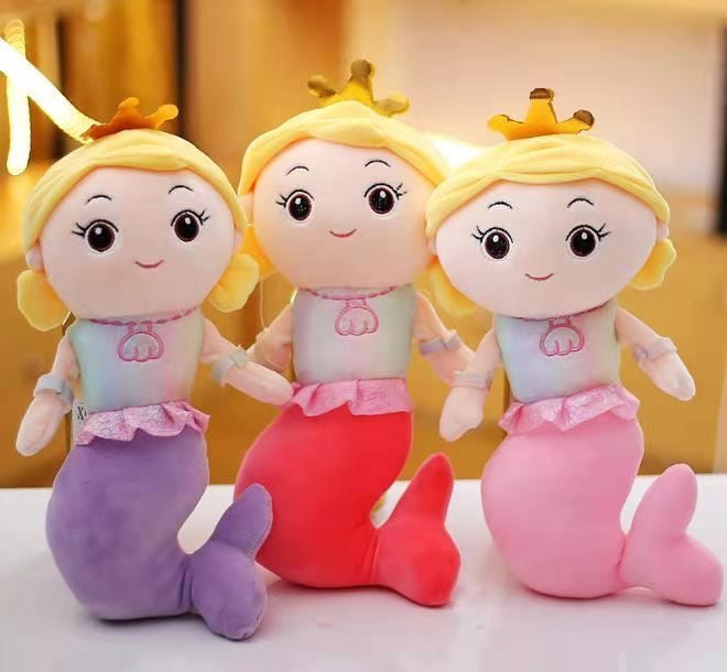 Adorable Plush Mermaid Stuffed Soft Toy