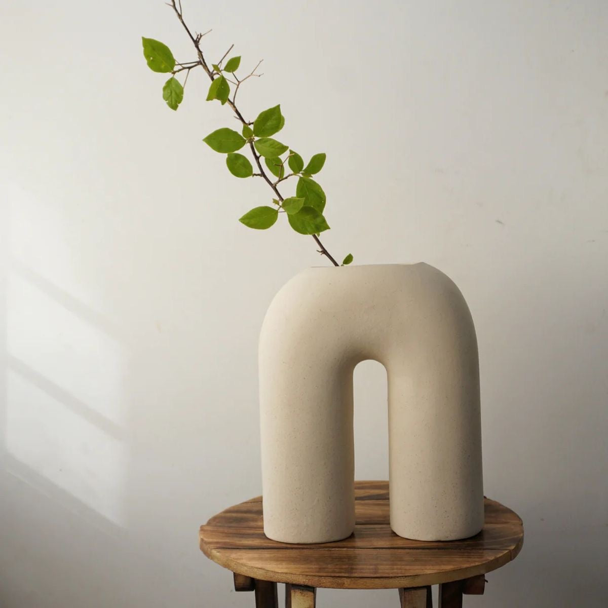 Nordic U-Shaped Ceramic Vase