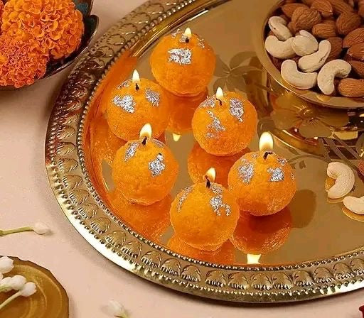 Motichoor Laddoo Candles