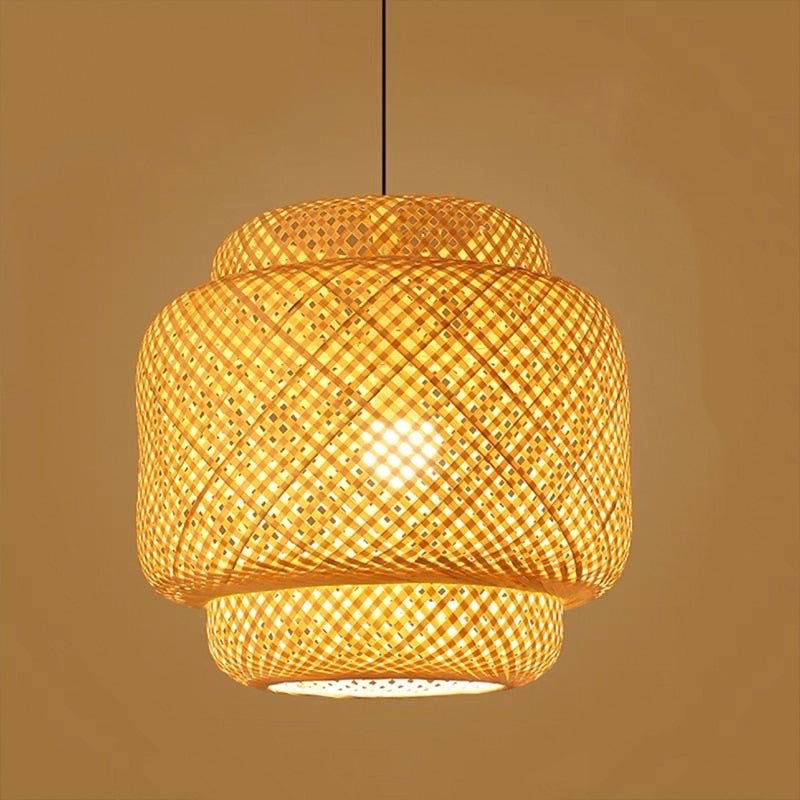 Natural Hanging Bamboo Pendant Light