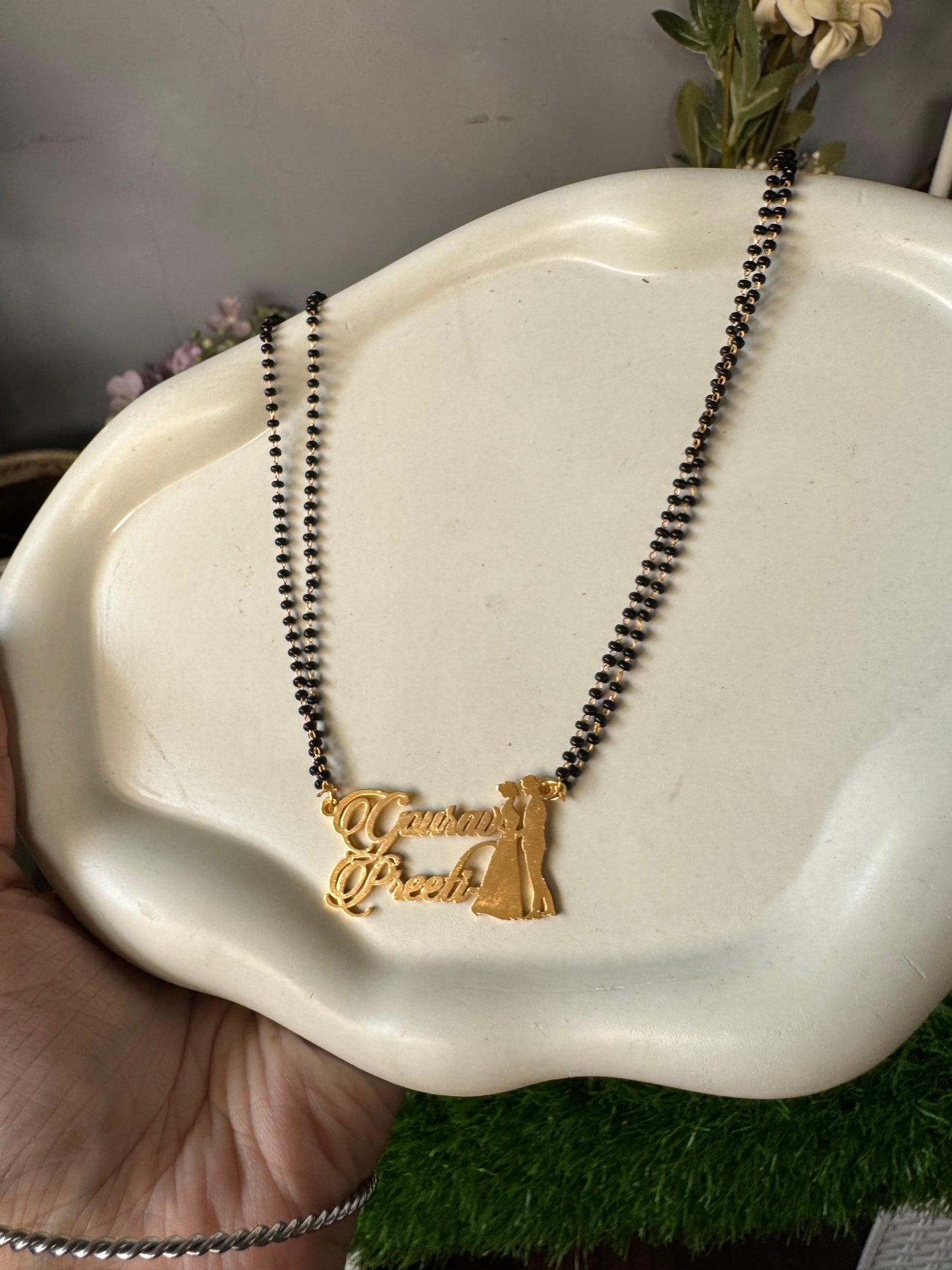 Exclusive Couple Name / Double Name Personalised Mangalsutra