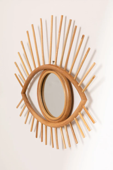 Bamboo Eye Wall Mirror