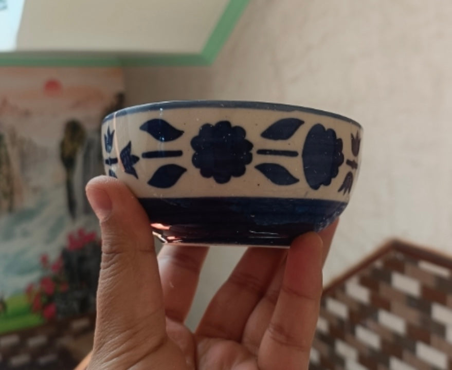 Ceramic Hand Painted Premium Serving Bowls - Set of 4