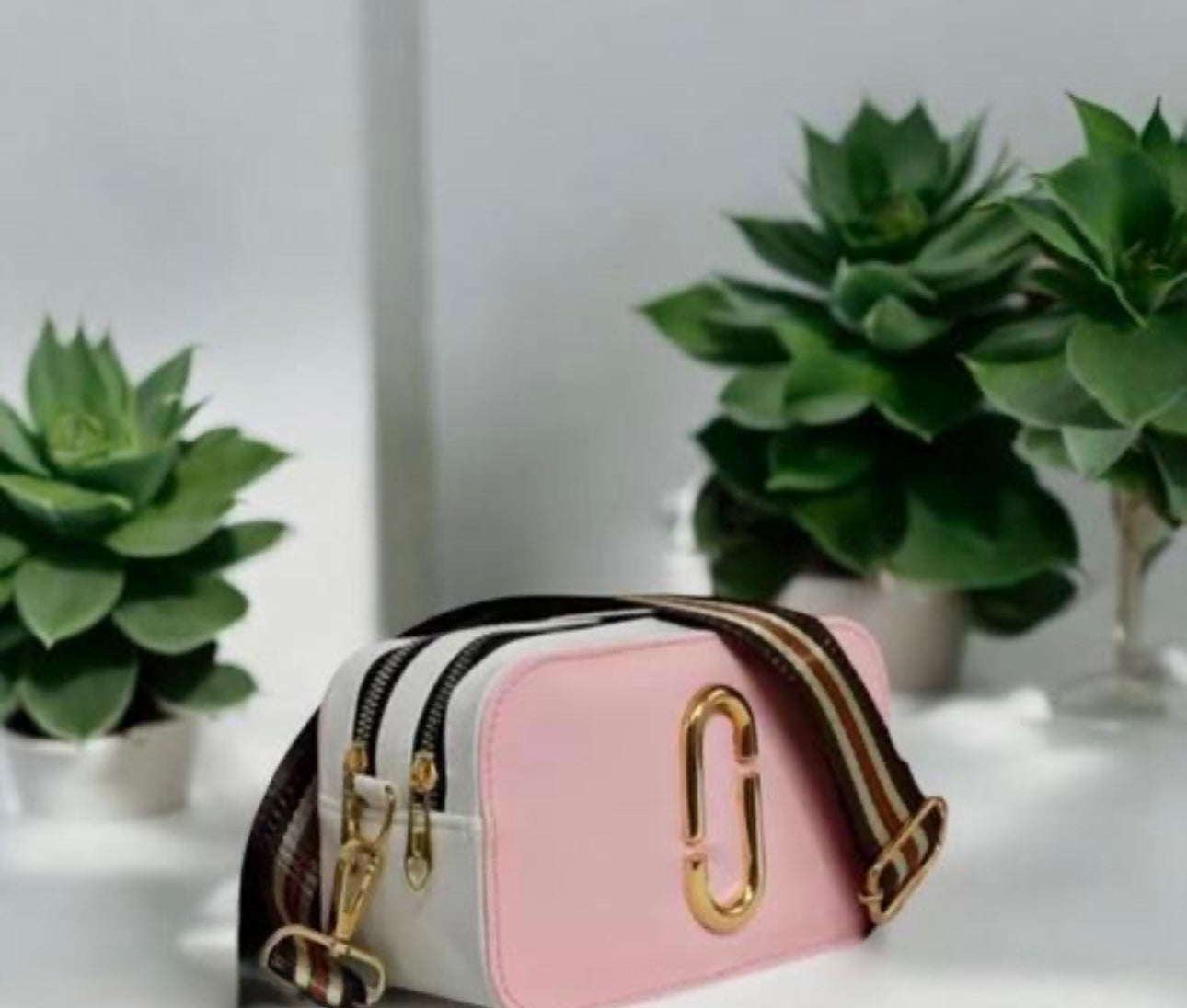 Marc Jacobs Leather Crossbody Snapshot Imitation Bag