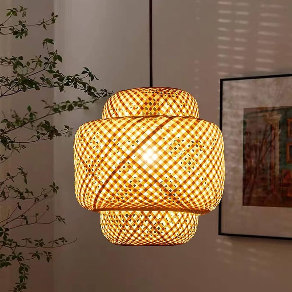 Natural Hanging Bamboo Pendant Light